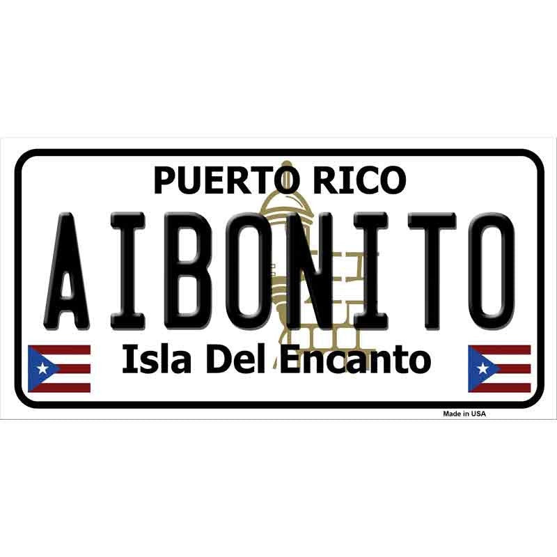 Aibonito Puerto Rico Sticker Decal - 6x3 Inch - Novelty Rectangle Sticker Decal - Water Resistant Car Truck Window Craft Supply
