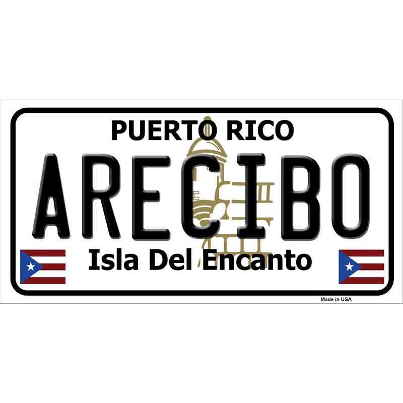 Arecibo Puerto Rico Sticker Decal - 6x3 Inch - Novelty Rectangle Sticker Decal - Water Resistant Car Truck Window Craft Supply