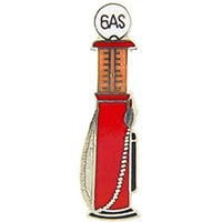 Gas Pump Lapel Pin - Vintage Style Gas Station Pump Gasoline Company - Enamel Pin for Backpack Tie Shirt Trading Button Pinback Craft Supply