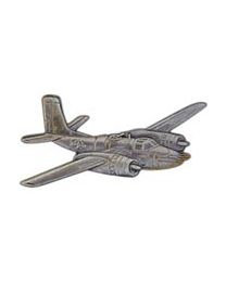 Douglas A-26 Invader Lapel Pin - 1948-1965 Bomber Aircraft World War II Pewter Pin Backpack Tie Shirt Trading Button Pinback Craft Supply