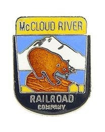 Mccloud River Railroad Company Lapel Pin - Railway MCR Railroad Train - Enamel Pin Backpack Tie Shirt Trading Button Pinback Craft Supply