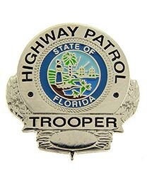 Florida Highway Patrol Lapel Pin - State Trooper Police Patrol Florida - Enamel Pin Backpack Tie Shirt Trading Button Pinback Craft Supply