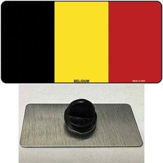 Belgium Flag Lapel Pin - Belgians Country National Flag Metal Hat Pin Backpack Tie Shirt Button Pinback Craft Supply