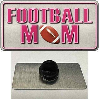 Football Mom Lapel Pin - Sports Metal Hat Pin Backpack Tie Shirt Button Pinback Craft Supply