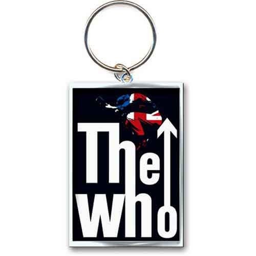 THE WHO Metal Keychain - Leap Logo The Who England Band Logo Metal Die-Cast - Rock Band Keyring Keyfob Keychain
