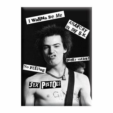 SEX PISTOLS Magnet - 2.5x3.5 Inch - Sid Vicious English Punk Rock Band Sex Pistols Magnet Refrigerators and Lockers - Craft Supply