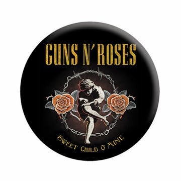 GUNS N ROSES Pinback Button Badge - Cherub Album Axl Rose Slash American Rock Band Guns N' Roses Music - Round 1.25" Button Craft Supply