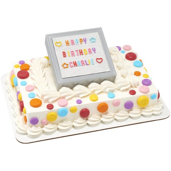 Celebration Letter Board Cake Topper - Birthday Party Letter Board Cake Decoration - Kids Birthday Decoset Craft Supply