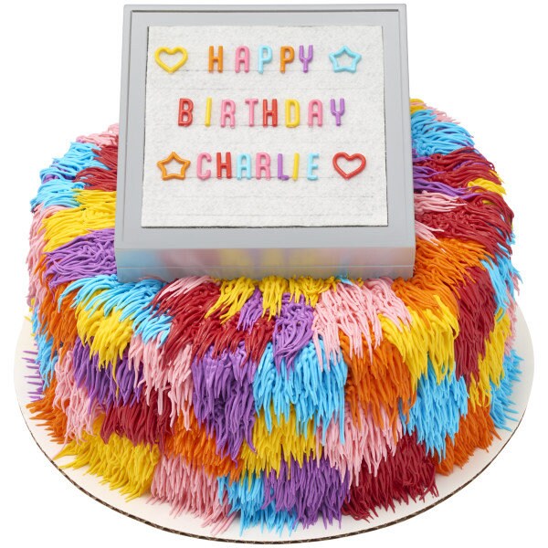Celebration Letter Board Cake Topper - Birthday Party Letter Board Cake Decoration - Kids Birthday Decoset Craft Supply