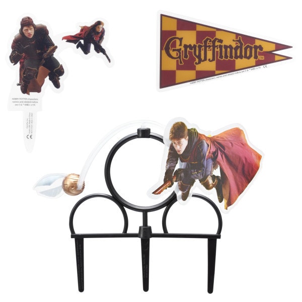 Harry Potter Cake Topper - Harry Potter Movie Book Series Quidditch Birthday Party Cake Decoration - Kids Birthday Decoset Craft Supply
