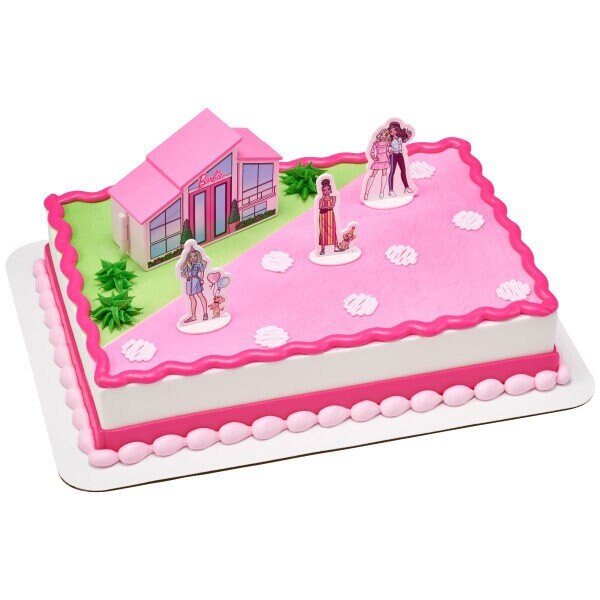 Barbie Dreamhouse Adventures Cake Topper - Barbie Girls Dreamhouse Birthday Party Cake Decoration - Kids Birthday Decoset Craft Supply