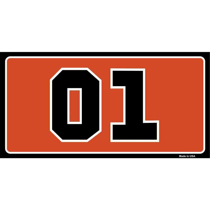 Dukes Of Hazard 01 Sticker Decal - 6x3 Inch - Novelty Rectangle Sticker Decal - General Lee Water Resistant Car Truck Window Craft Supply