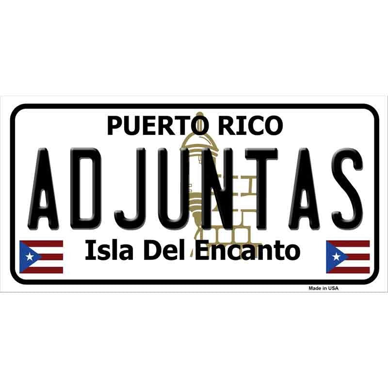 Adjuntas Puerto Rico Sticker Decal - 6x3 Inch - Novelty Rectangle Sticker Decal - Water Resistant Car Truck Window Craft Supply