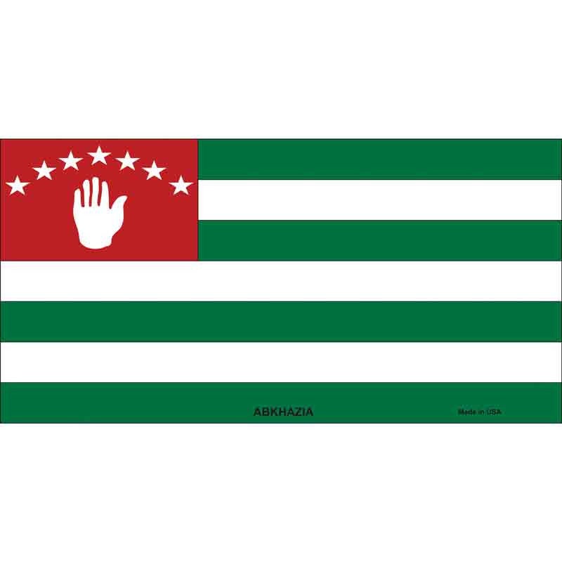 Abkhazia Flag Country Sticker Decal - 6x3 Inch - Novelty Rectangle Sticker Decal - Water Resistant Car Truck Window Craft Supply