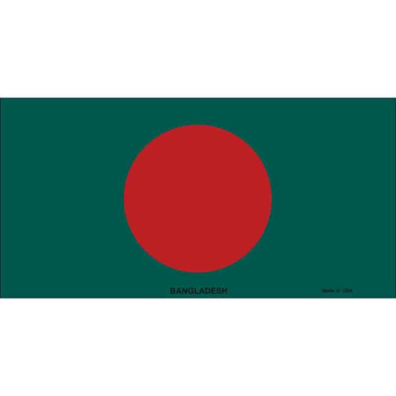 Bangladesh Flag Country Sticker Decal - 6x3 Inch - Novelty Rectangle Sticker Decal - Water Resistant Car Truck Window Craft Supply