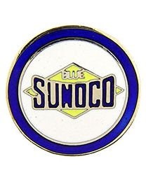 Sunoco Logo Lapel Pin - Sunoco Oil Gas Station Gasoline Company - Enamel Pin for Backpack Tie Shirt Trading Button Pinback Craft Supply