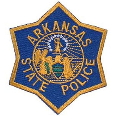 ARKANSAS STATE POLICE Embroidered Patch - Arkansas State Troopers State Police Highway Patrol - Patch Applique Craft Supply