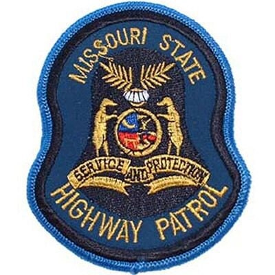 MISSOURI HIGHWAY PATROL Embroidered Patch - Missouri State Police Trooper Highway Patrol - Patch Applique Craft Supply