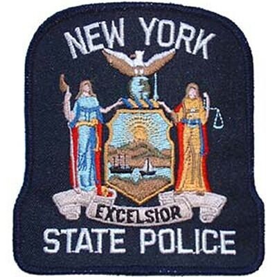 NEW YORK STATE Police Embroidered Patch - New York State Troopers State Police Highway Patrol - Patch Applique Craft Supply
