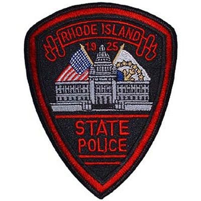RHODE ISLAND State Police Embroidered Patch - Rhode Island State Troopers Police Highway Patrol - Patch Applique Craft Supply