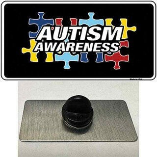 Autism Awareness Lapel Pin - Puzzle Piece Awareness Ribbon Metal Hat Pin Backpack Tie Shirt Button Pinback Craft Supply