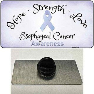 Esophageal Cancer Ribbon Awareness Lapel Pin - Hope Strength Love Metal Hat Pin Backpack Tie Shirt Button Pinback Craft Supply