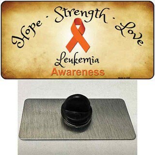 Leukemia Cancer Ribbon Awareness Lapel Pin - Hope Strength Love Metal Hat Pin Backpack Tie Shirt Button Pinback Craft Supply
