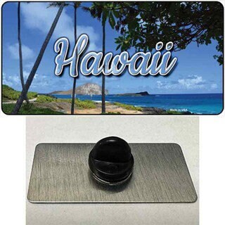 Hawaii Palm Trees State Lapel Pin - United States Tourist Travel Gift Metal Hat Pin Backpack Tie Shirt Button Pinback Craft Supply