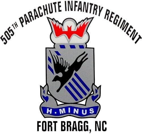 ARMY 505th Parachute Infantry Regiment Clear Decal Sticker - United States Army Fort Bragg Clear Decal For Car Truck Window Vehicle Military