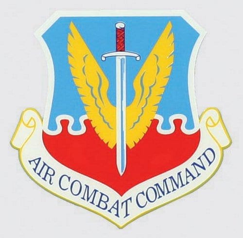 AIR FORCE Air Combat Command Clear Decal Sticker - United States Air Force ACC Squadron Usaf Clear Decal Car Truck Window Vehicle Military