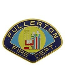 Fullerton Fire Lapel Pin - Fullerton California CA Fire Department - Enamel Pin Backpack Tie Shirt Trading Button Pinback Craft Supply