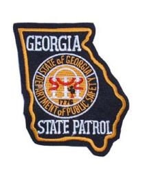 GEORGIA STATE PATROL Embroidered Patch - Georgia Dept of Public Safety State Police Highway Patrol - Patch Applique Craft Supply