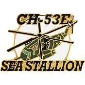 Marines CH-53E Sea Stallion Helicopter Lapel Pin - Sikorsky CH-53E Super Stallion Military - Enamel Pin Button Pinback Craft Supply