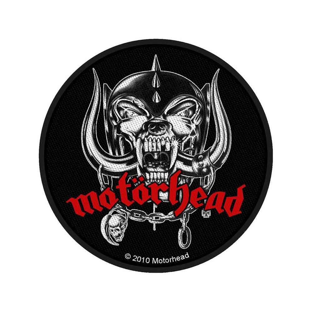 MOTORHEAD Patch - 3.6 Inch - Motorhead War Pigs Snaggletooth Round Rock Band Embroidered Patch Applique Craft Supply - Officially Licensed