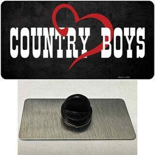 Country Boys Lapel Pin - Metal Hat Pin Backpack Tie Shirt Button Pinback Craft Supply