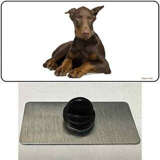 Doberman Pinscher Dog Lapel Pin - Pet Lover Dog Breed Doberman Pinscher Metal Hat Pin Backpack Tie Shirt Button Pinback Craft Supply