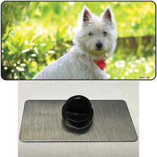 West Highland Dog Terrier Lapel Pin - Pet Lover Dog Breed West Highland Terrier Metal Hat Pin Backpack Tie Shirt Button Pinback Craft Supply