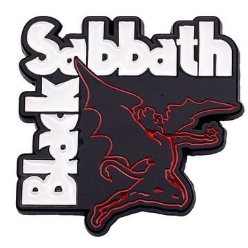 BLACK SABBATH Lapel Pin - 1.25 Inch - Demon Logo Ozzy Osbourne Ronnie James Dio English Rock Band Craft Supply