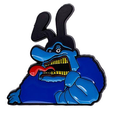 THE BEATLES Yellow Submarine Blue Meanie Lapel Pin - 1.25 Inch - Paul John George Legendary Rock Band Craft Supply