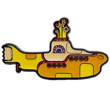 THE BEATLES Yellow Submarine Lapel Pin - 1.5 Inch - Yellow Submarine Album Beatles Rock Band Craft Supply