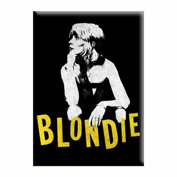 BLONDIE Magnet - 2.5x3.5 Inch - Magnet for Refrigerators and Lockers - American Rock Band Blondie Stencil Poster Debbie Harry Rock Band