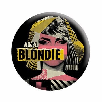 BLONDIE Pinback Button Badge - Debbie Harry Blondie Collage Rock Band - Round 1.25" Button Craft Supply
