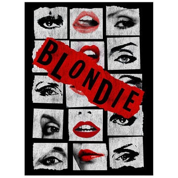 BLONDIE Eyes & Lips Sticker Decal - 4x5 Inch - Debbie Harry Blondie American Rock Band Vinyl Decal Sticker Craft Supply