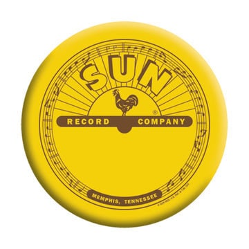 SUN RECORDS Traditional Logo Pinback Button Badge - Memphis 1952 American Independent Record Label Music - Round 1.25" Button Craft Supply
