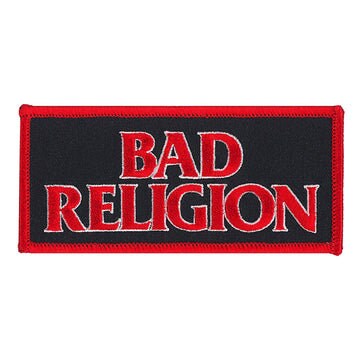 BAD RELIGION Logo Patch - 4.7x2.25 Inch - Bad Religion American Punk Rock Band Embroidered Patch Applique Craft Supply