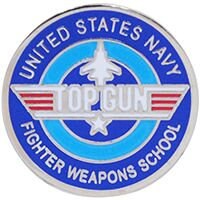 Top Gun Fighter Weapons Lapel Pin - United States Navy Aviation School Military Enamel Pin Backpack Tie Shirt Button Pinback Craft Supply