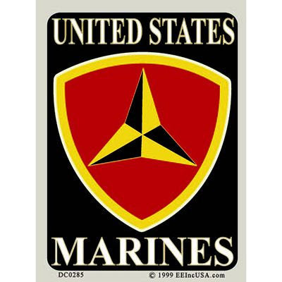 3rd Marine Division Sticker Decal - United States Marine Corps Infantry 1st Marine Aircraft Wing Veteran Vets Military Marines Craft Supply