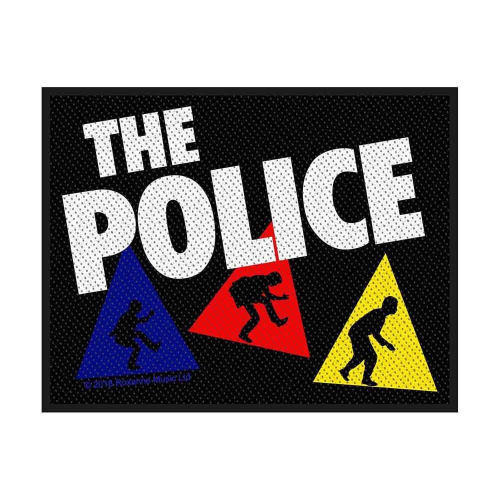 THE POLICE Patch - 4x3 Inch - Sting The Police Triangles Logo Rock Band Patch Embroidered Patch Applique Craft Supply - Officially Licensed