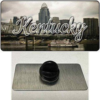 Kentucky City Skyline State Lapel Pin - United States Tourist Travel Gift Metal Hat Pin Backpack Tie Shirt Button Pinback Craft Supply