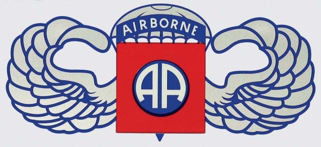 U.S. Army 82nd Airborne Division Clear Decal Sticker - United States ARMY Airborne Jump Wings Clear Decal Car Truck Window Vehicle Military